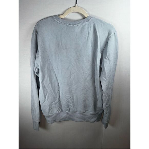 Fila Baby Blue Pullover Sweater Adult Medium Sweatshirt Long Sleeve Y2K Casual - Picture 2 of 4